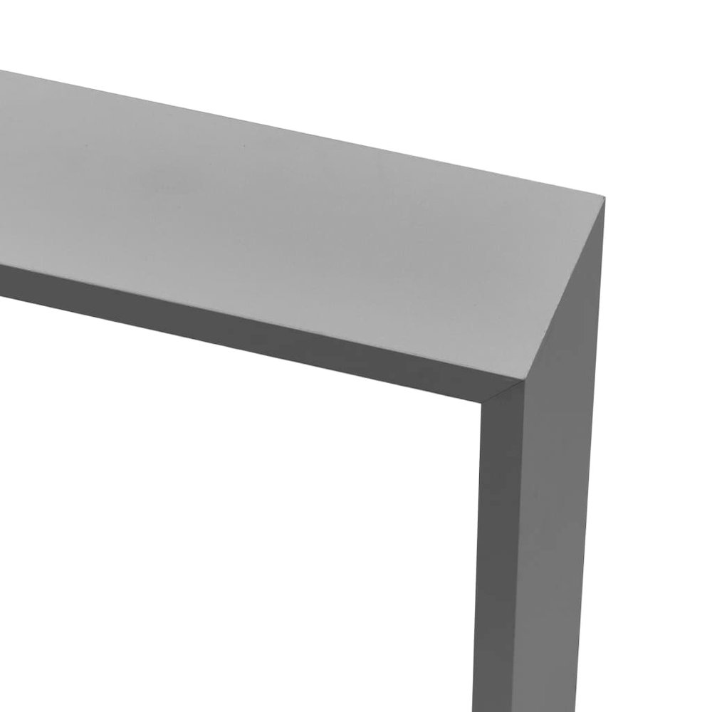 Wall Cube Shelves 3 pcs Gray MDF. Picture 9
