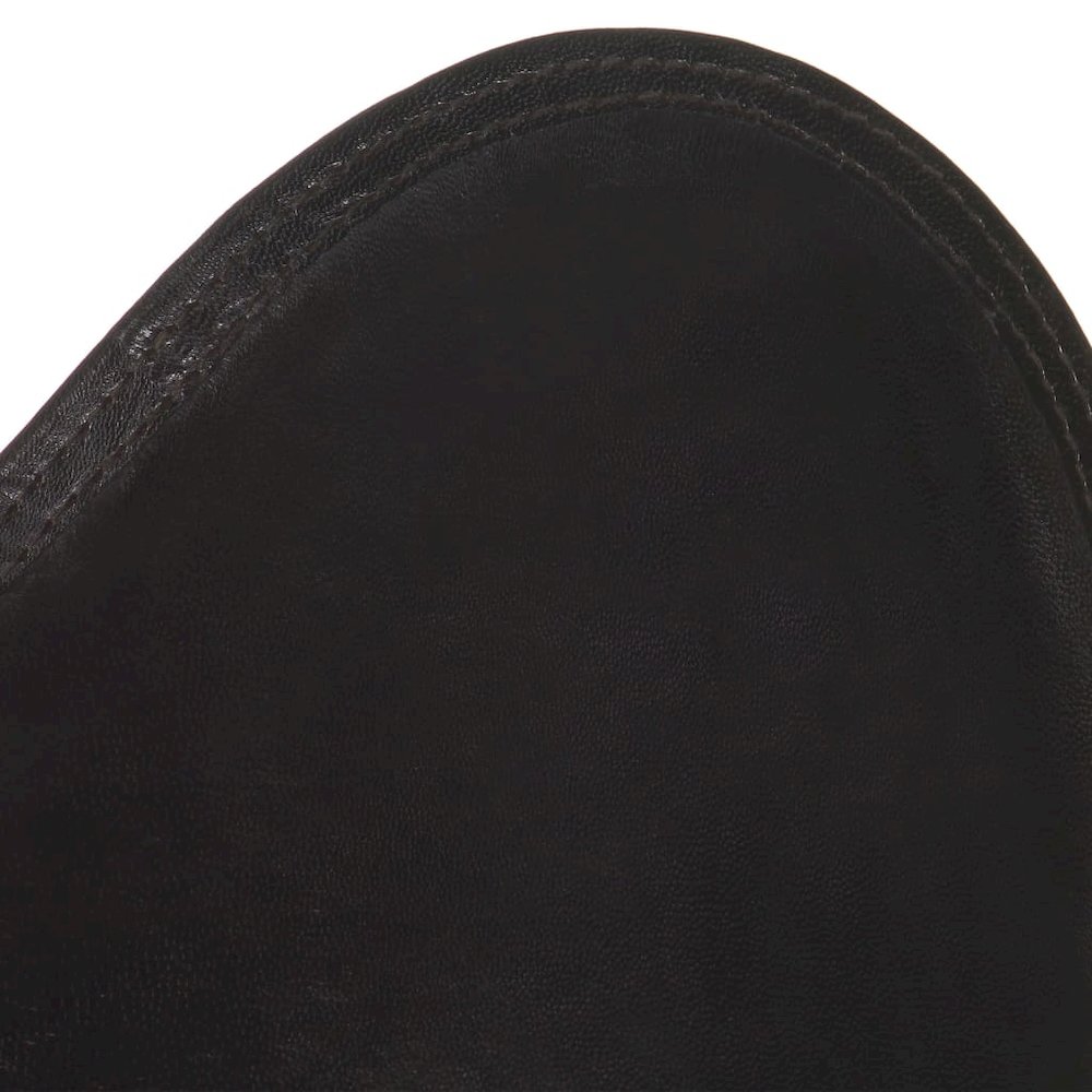 Butterfly Chair Black Genuine leather, Iron Standard Foldable. Picture 6