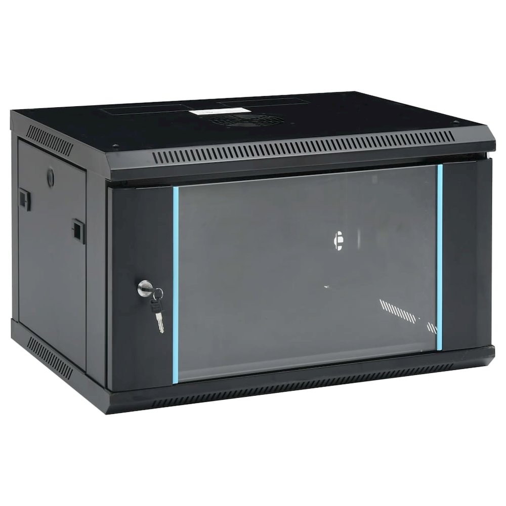 6U Wall Mounted Network Cabinet 19" IP20 23.6"x17.7"x14.8". Picture 1