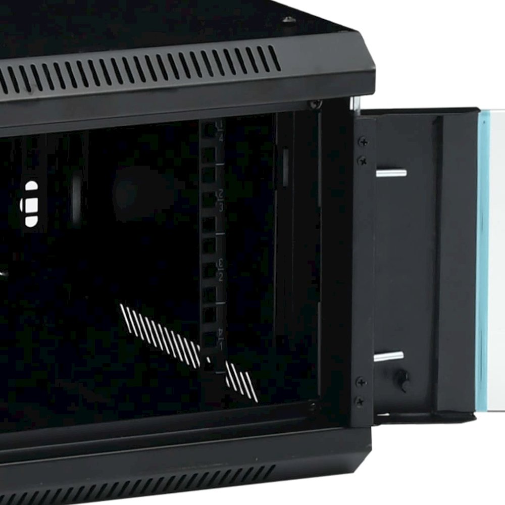 6U Wall Mounted Network Cabinet 19" IP20 23.6"x17.7"x14.8". Picture 7