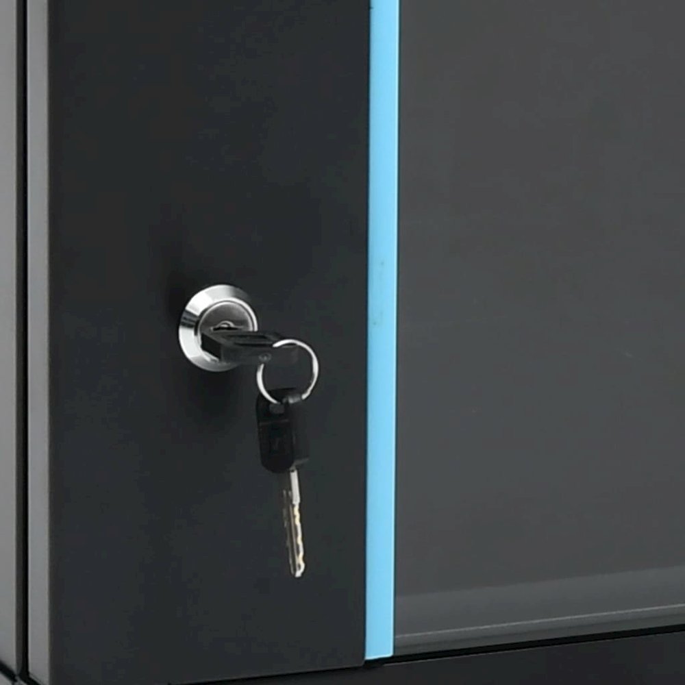 9U Wall Mounted Network Cabinet 19" IP20 23.6"x17.7"x20.1". Picture 6