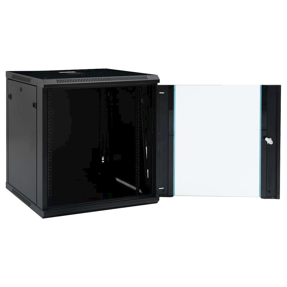 12U Wall Mounted Network Cabinet 19" IP20 23.6"x23.6"x25.2". Picture 2