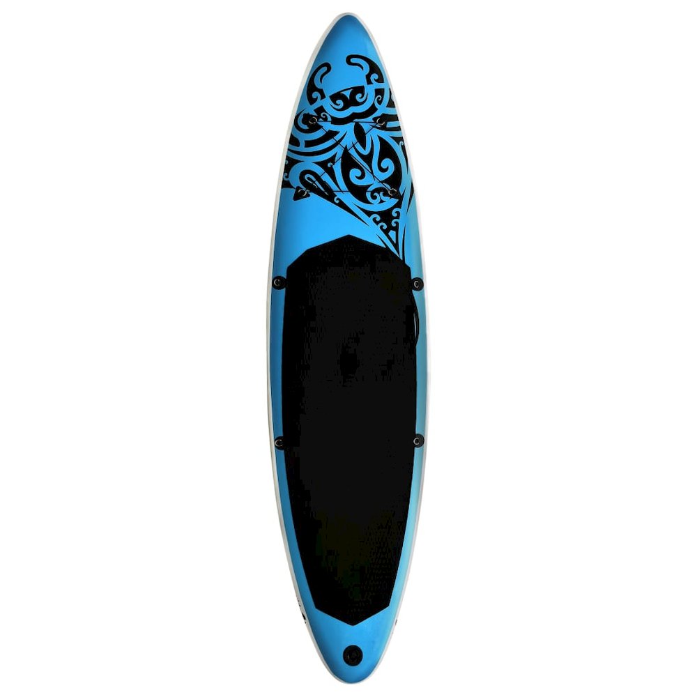 Inflatable Stand Up Paddleboard Set 126"x29.9"x5.9" Blue. Picture 3