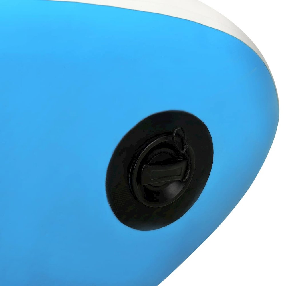 Inflatable Stand Up Paddleboard Set 126"x29.9"x5.9" Blue. Picture 9