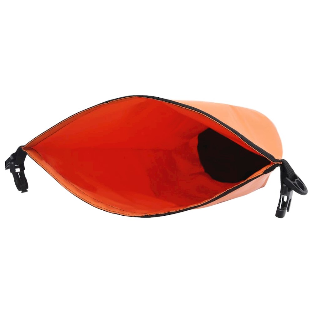vidaXL Dry Bag with Zipper Orange 7.9 gal PVC 2786. Picture 4
