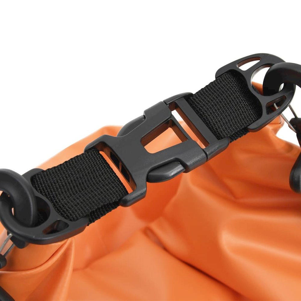 vidaXL Dry Bag Orange 2.6 gal PVC 2788. Picture 7