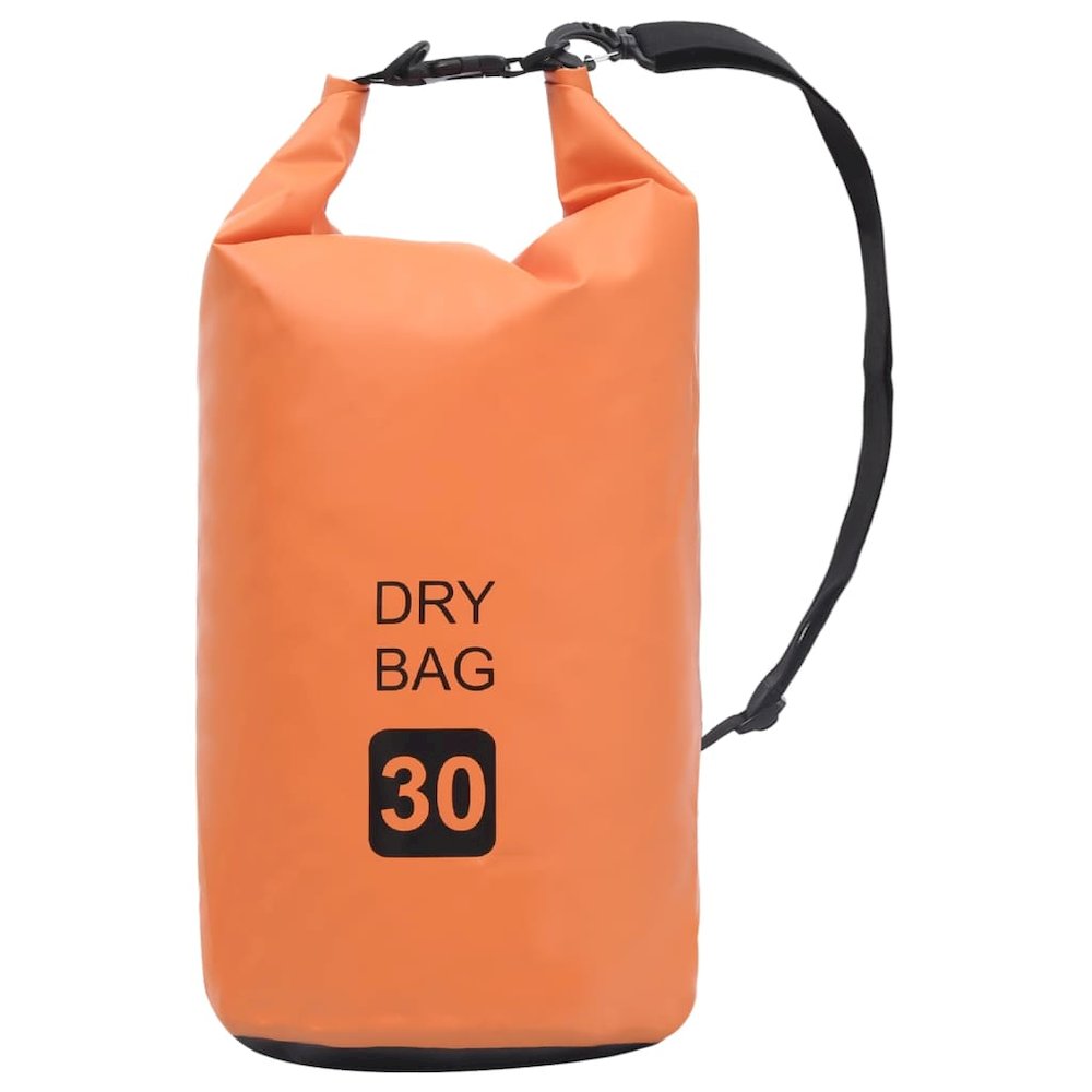 vidaXL Dry Bag Orange 7.9 gal PVC 2791. Picture 1