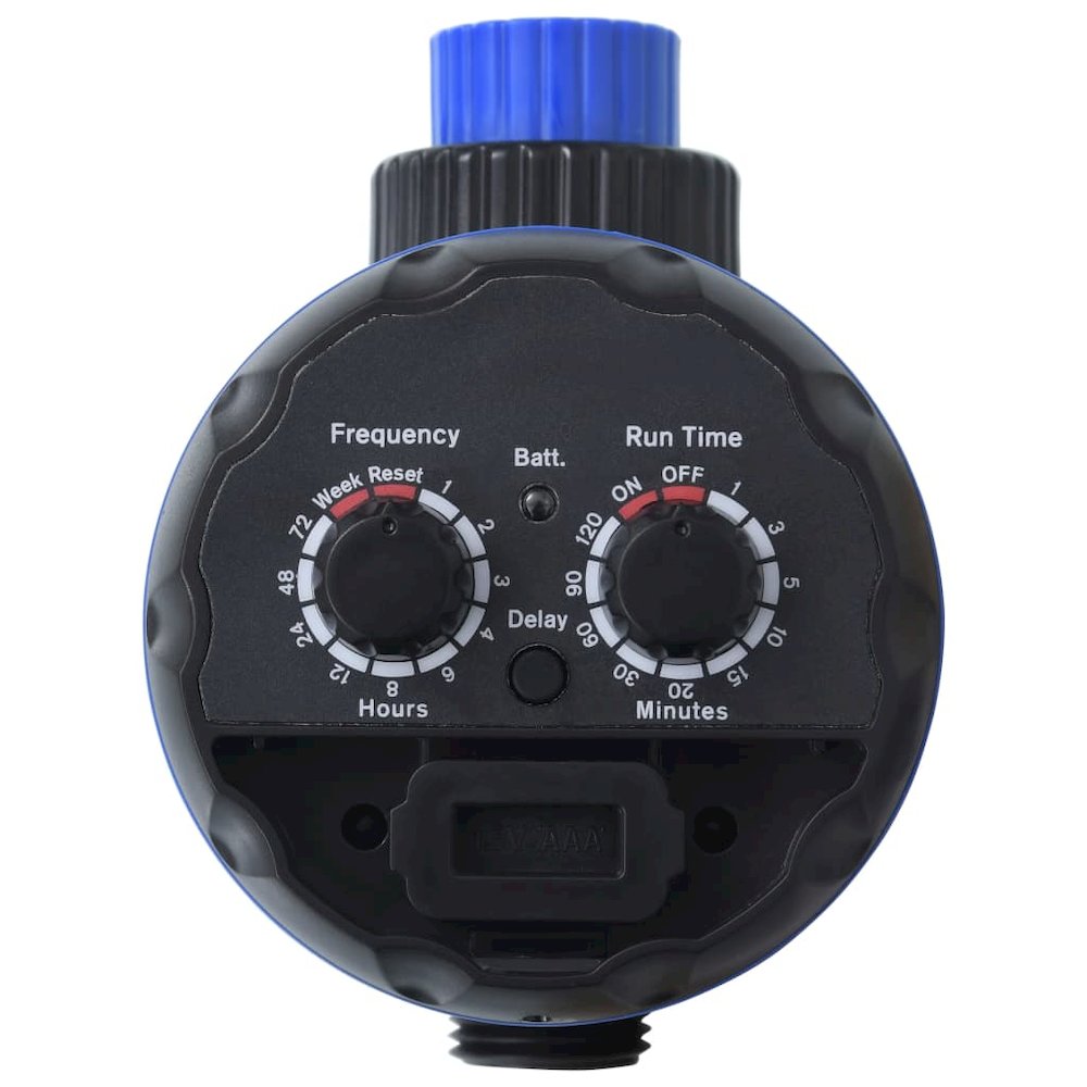 Water Timer Black and Blue ABS Compact Adjustable Armrests. Picture 2