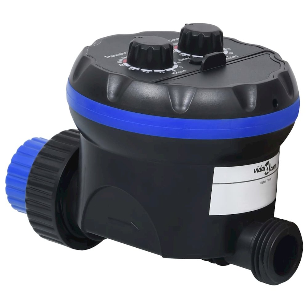 Water Timer Black and Blue ABS Compact Adjustable Armrests. Picture 4