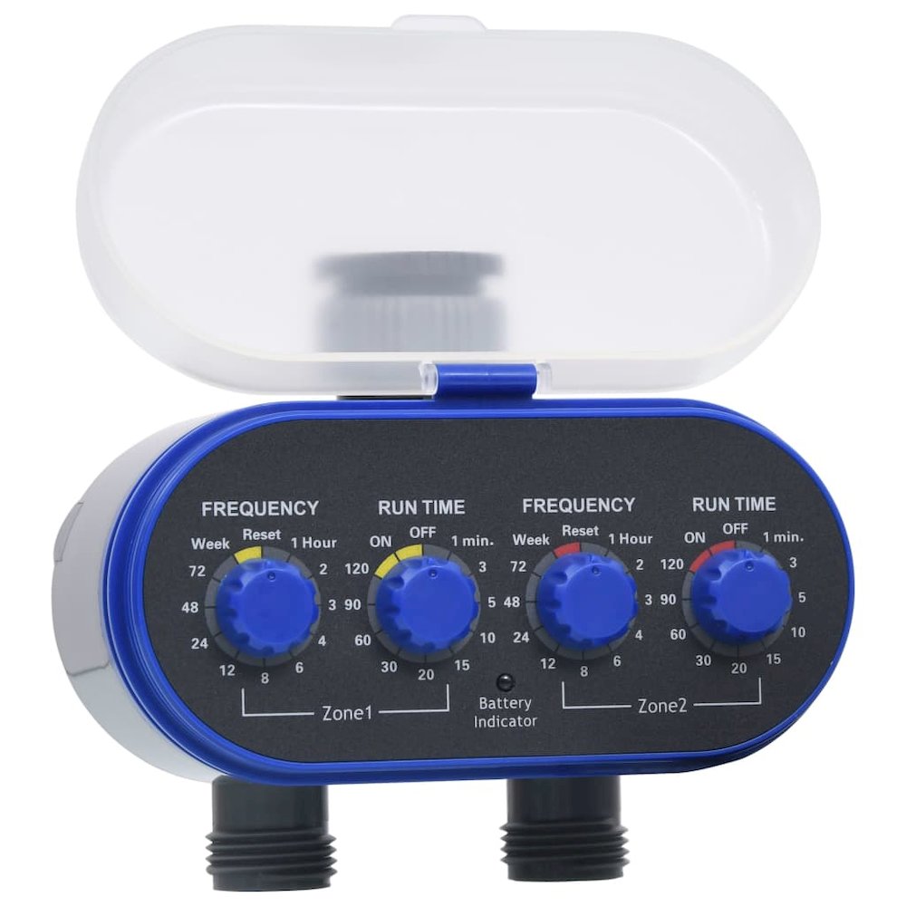 Water Timer Blue and gray ABS plastic Compact Height-Adjustable. Picture 3