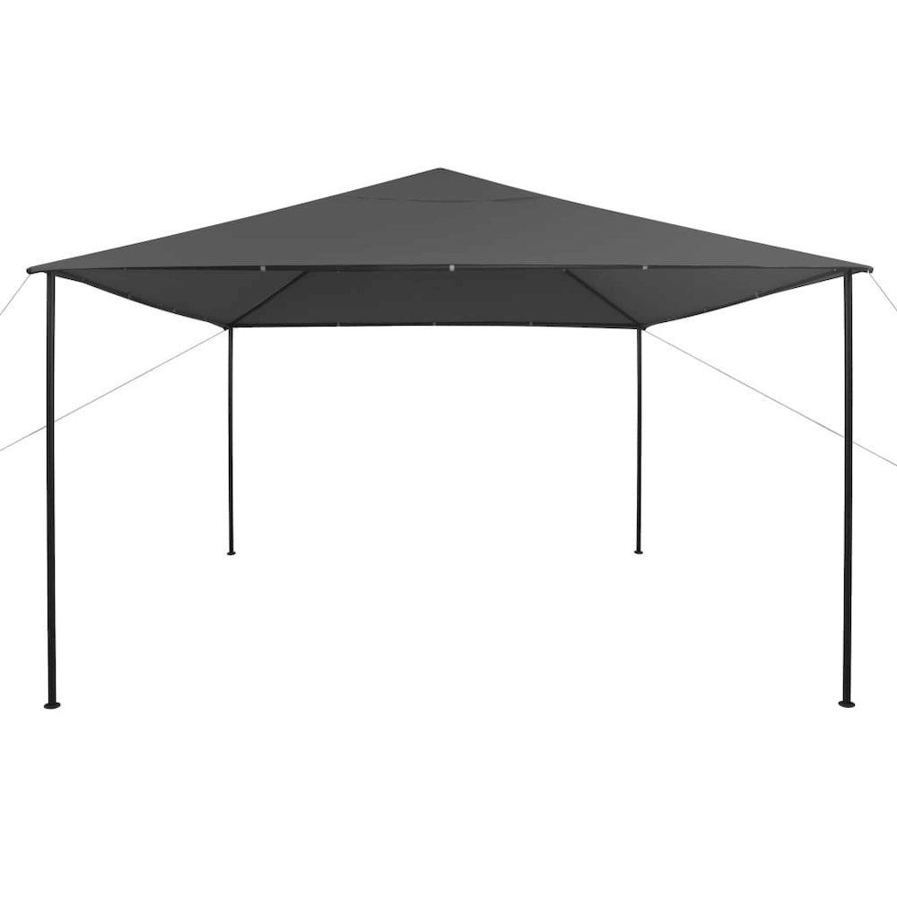 Gazebo Anthracite Steel Large Foldable Gazebo Square. Picture 2