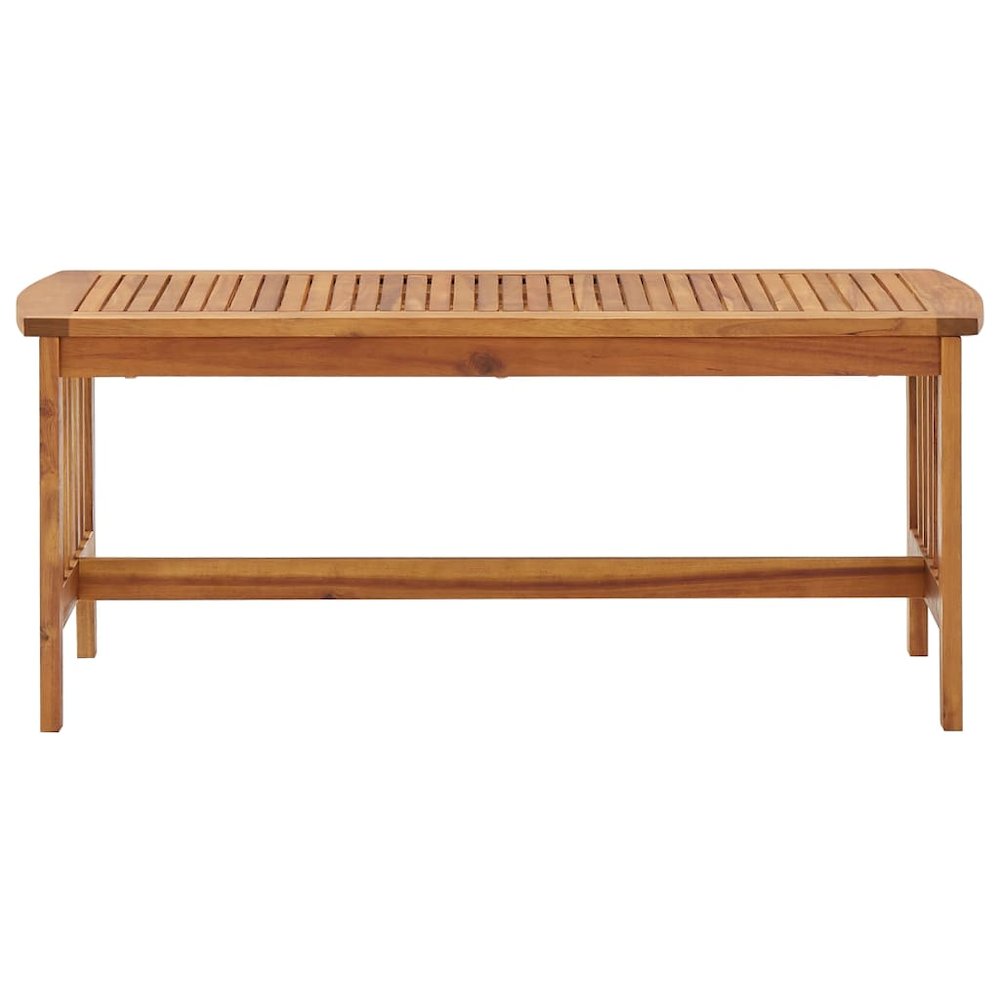 Coffee Table Natural Acacia Wood Solid Acacia Wood Medium Durable. Picture 2