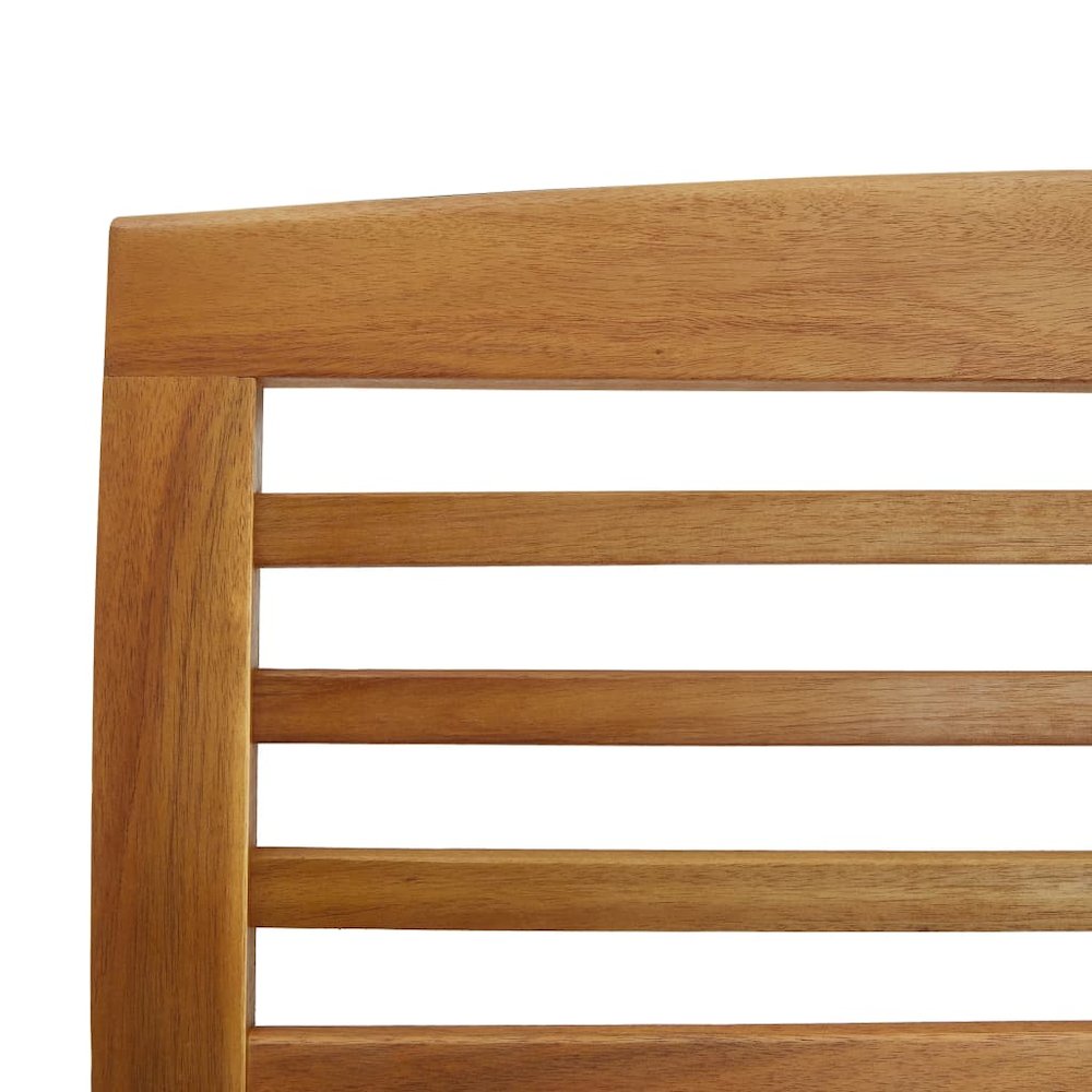 Garden Lounge Set Brown Solid acacia wood Medium Durable. Picture 6