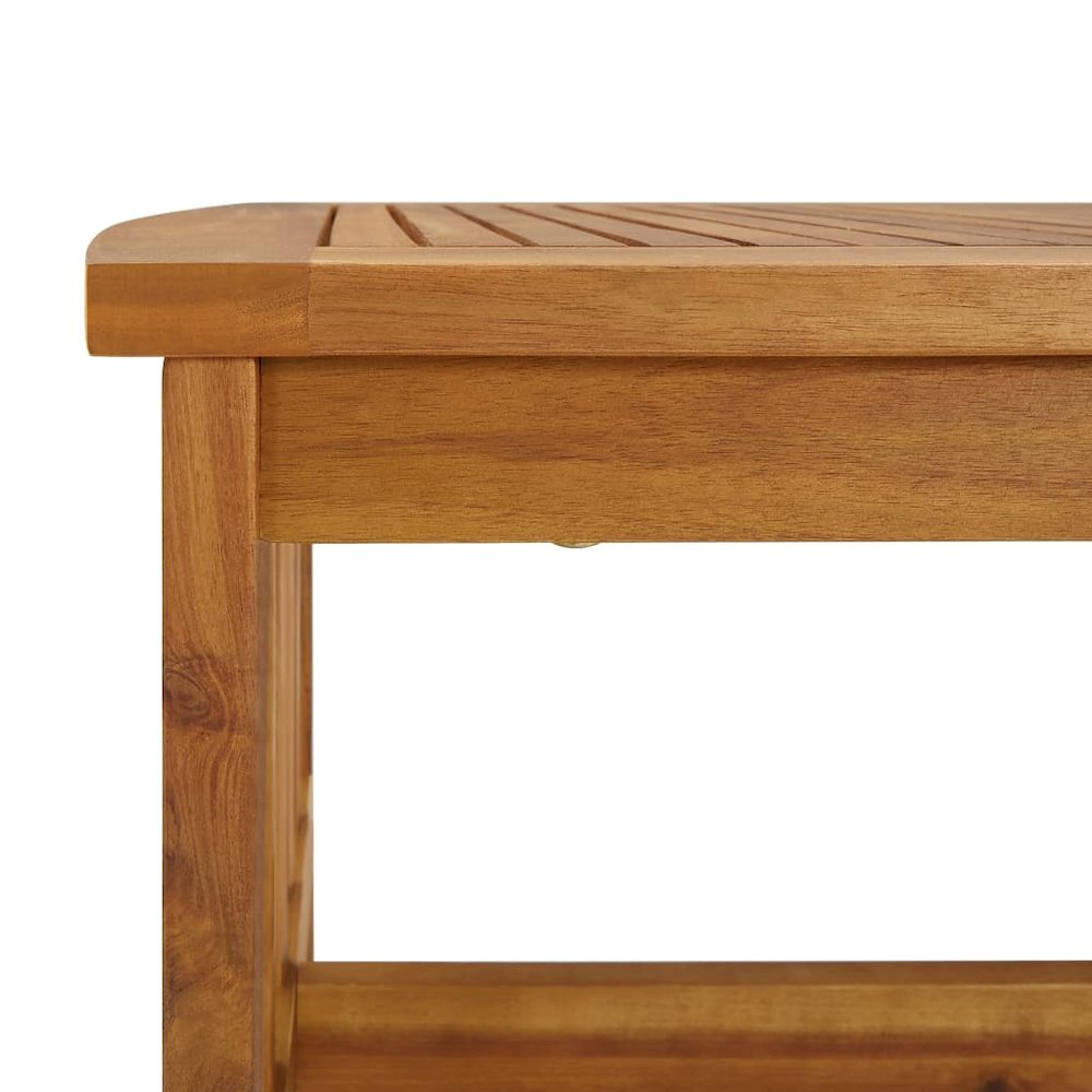 Garden Lounge Set Brown Solid acacia wood Medium Durable. Picture 7