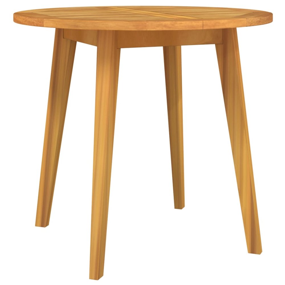 Garden Table Natural wood Solid Acacia wood Medium. Picture 2