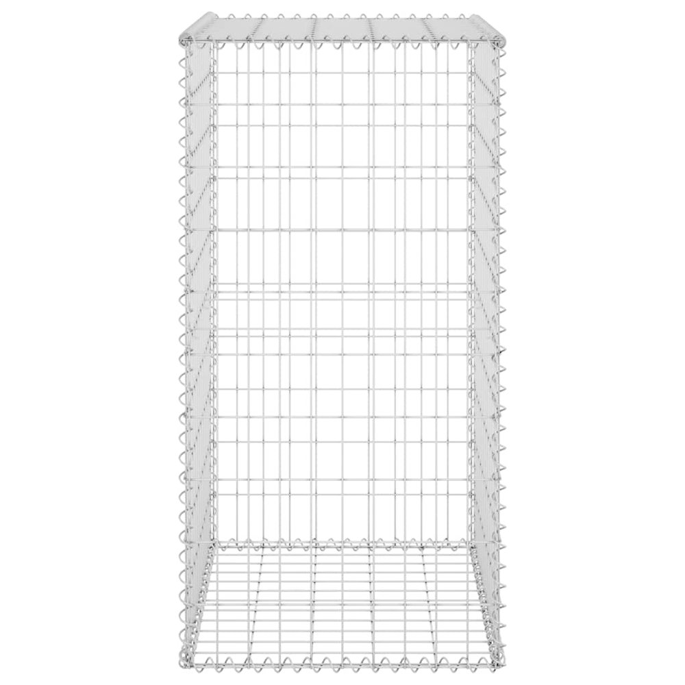 Gabion Wall with Covers Galvanized Steel 23.6"x19.7"x39.4". Picture 6