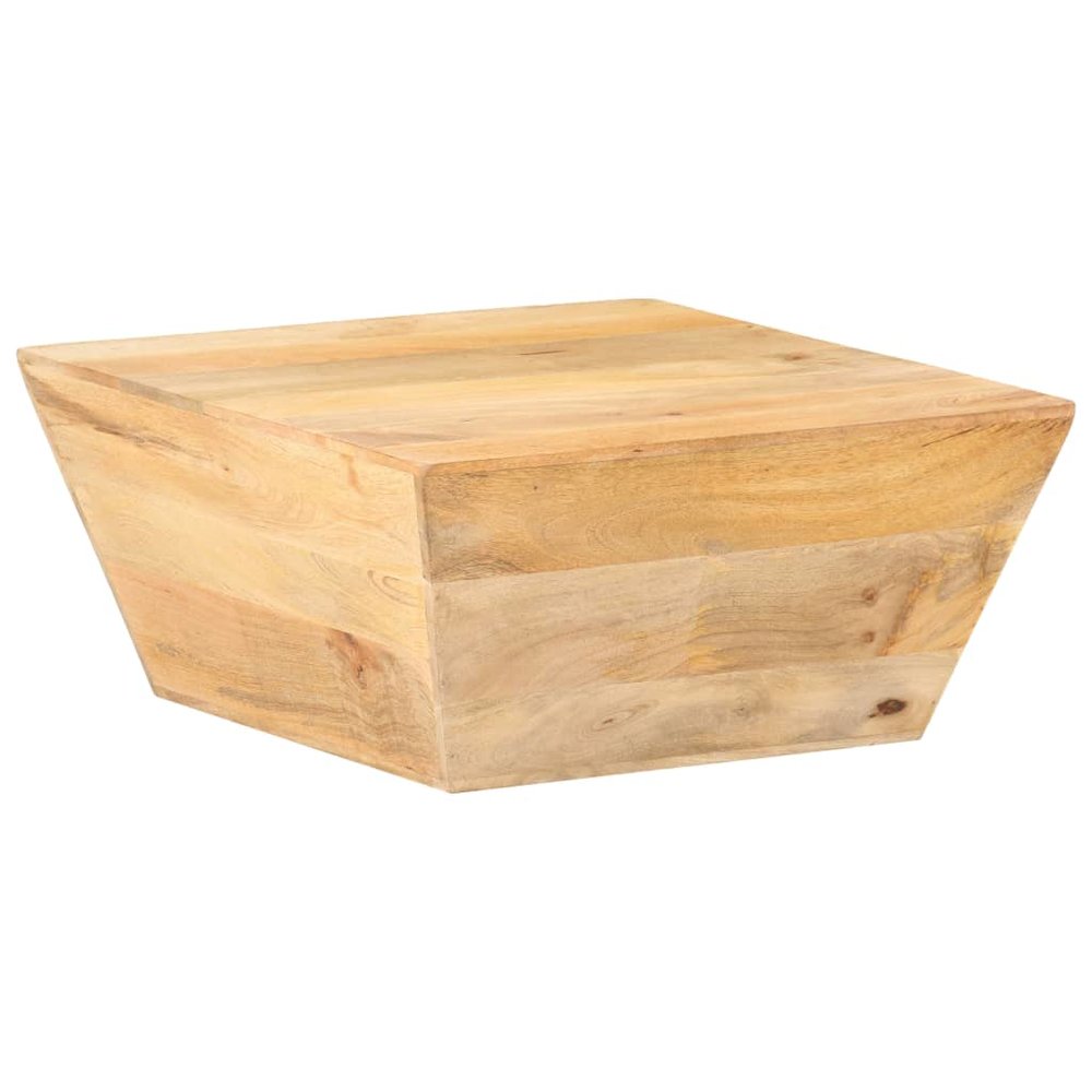 Coffee Table Natural Wood Solid Mango Wood Medium Durable. Picture 1