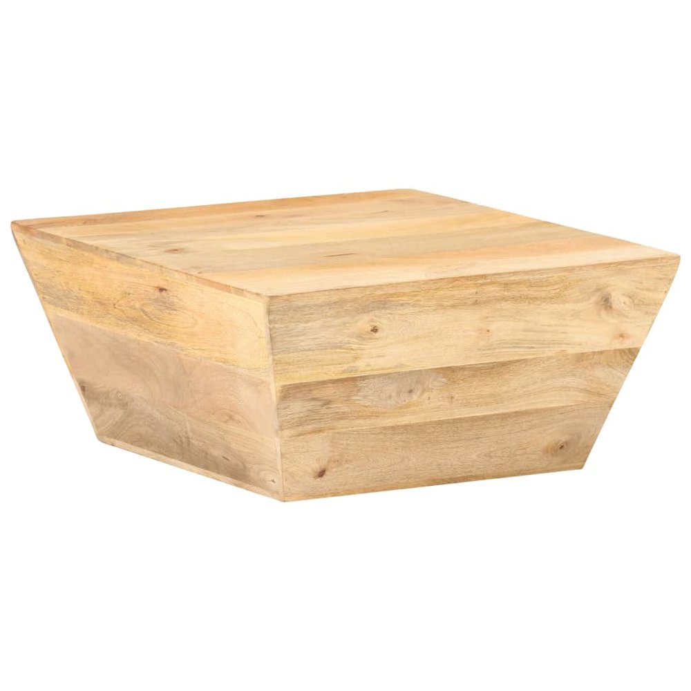 Coffee Table Natural Wood Solid Mango Wood Medium Durable. Picture 7
