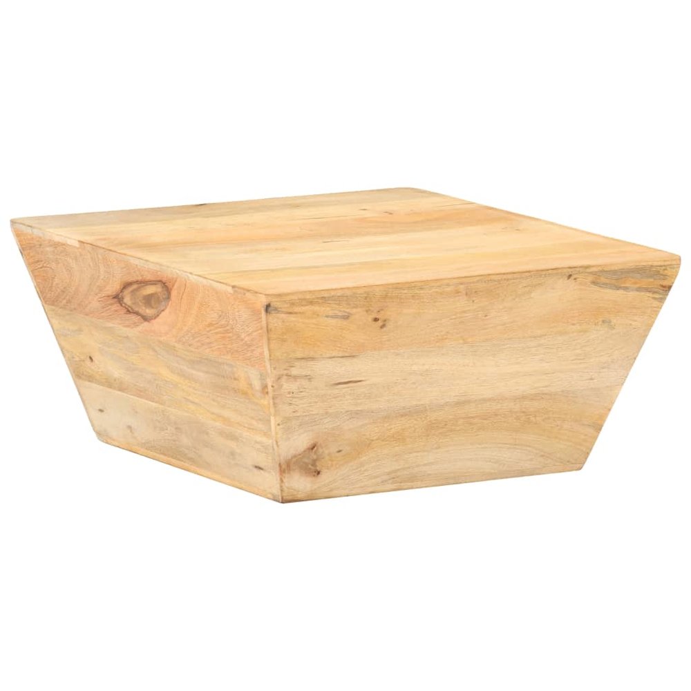 Coffee Table Natural Wood Solid Mango Wood Medium Durable. Picture 8