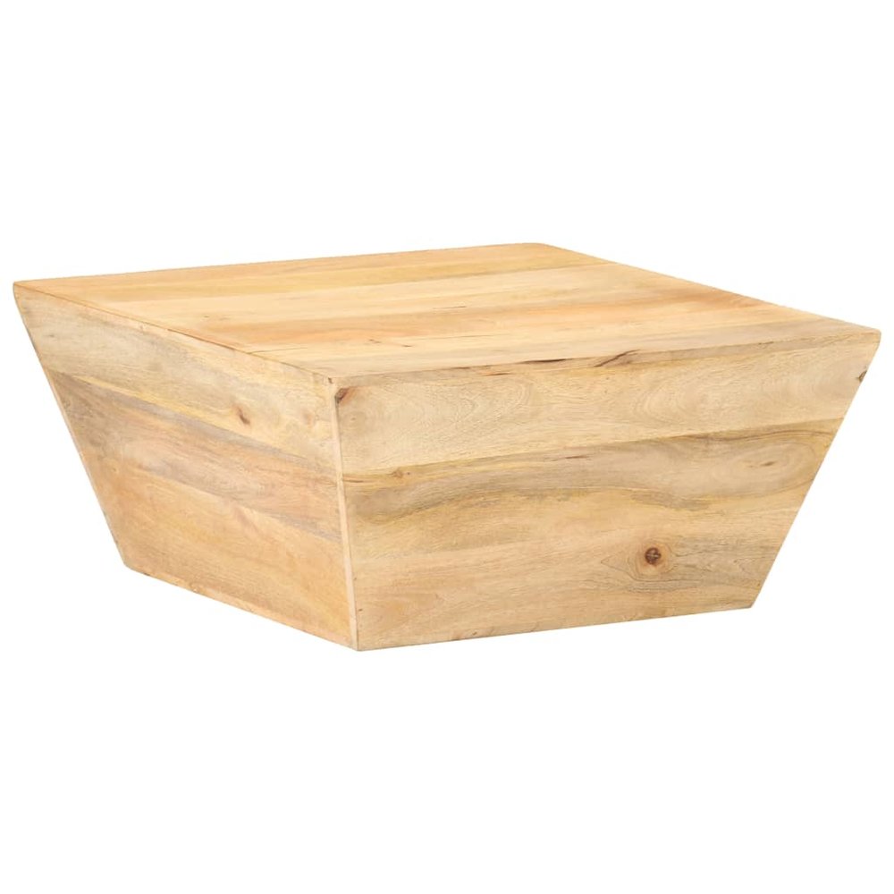 Coffee Table Natural Wood Solid Mango Wood Medium Durable. Picture 9