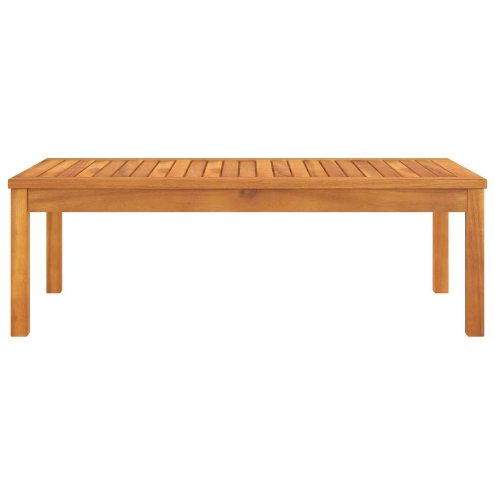 Garden Coffee Table Natural acacia wood Solid acacia wood Medium. Picture 2
