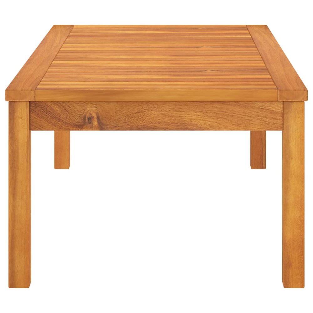 Garden Coffee Table Natural acacia wood Solid acacia wood Medium. Picture 3