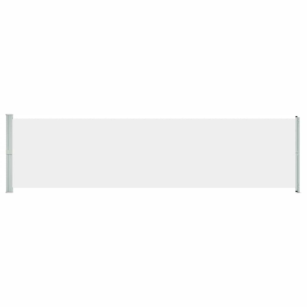 Side Awning Cream Polyester with PU coating, Powder-coated steel. Picture 1