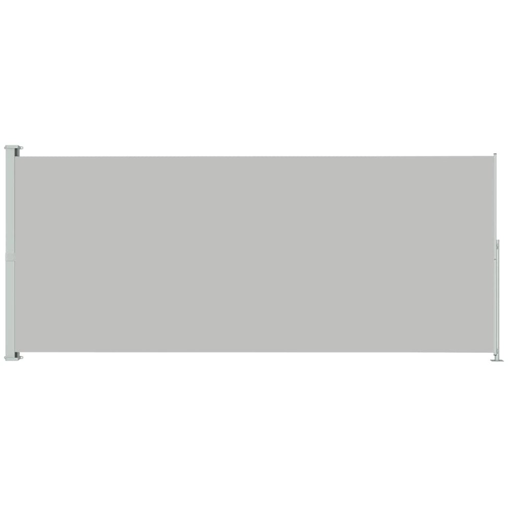 Side Awning Grey Polyester with PU coating, Powder-coated steel. Picture 2