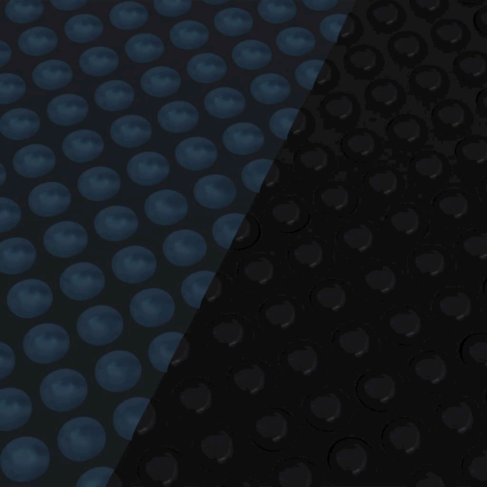 Pool Cover Black and Blue Thick PE film with air chambers. Picture 4