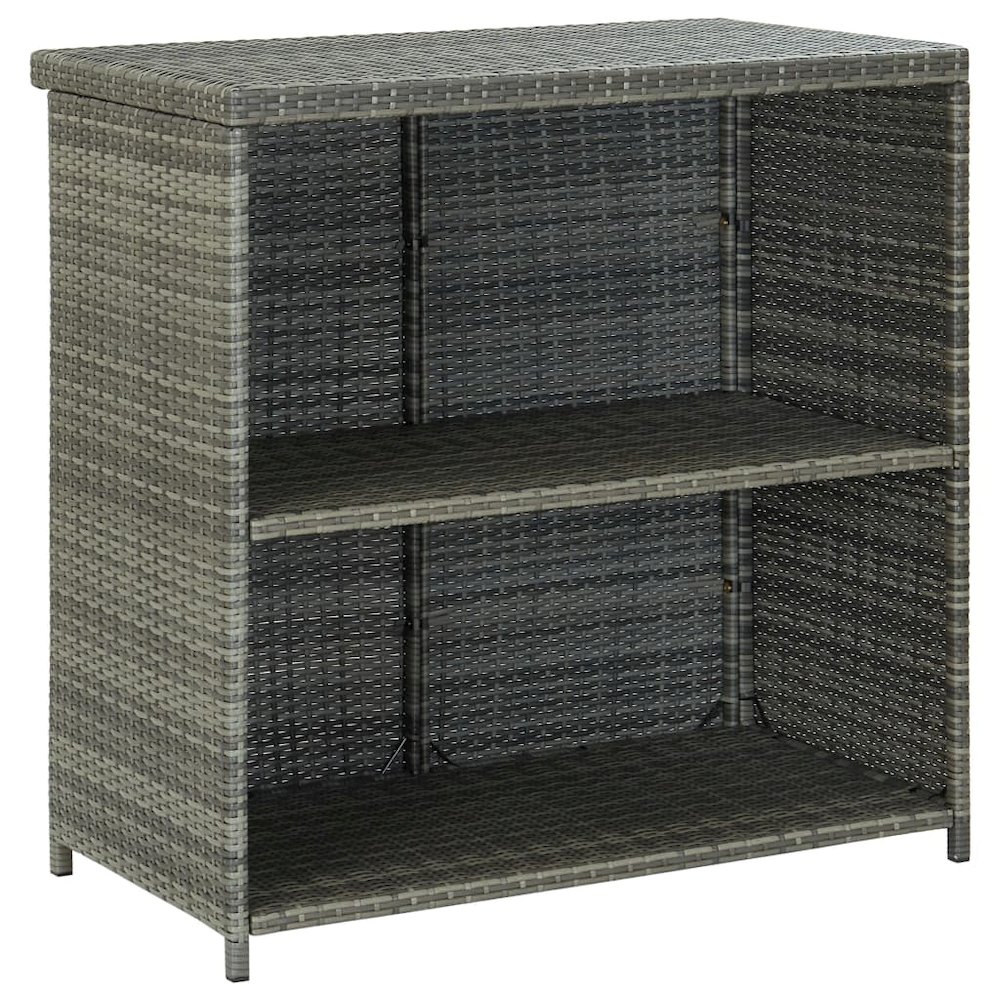 Bar Set Grey PE rattan, steel, fabric (100% polyester) Medium. Picture 5
