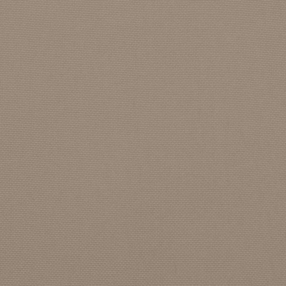 Chair Cushion Set of 6 Taupe Oxford fabric (100% polyester). Picture 8