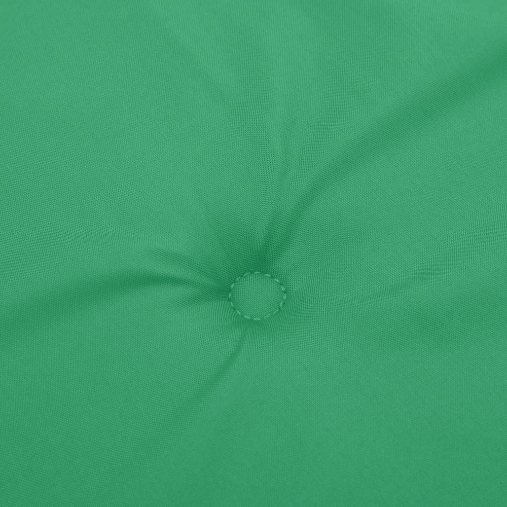 Chair Cushion Set of 4 Green Oxford fabric (100% polyester). Picture 7