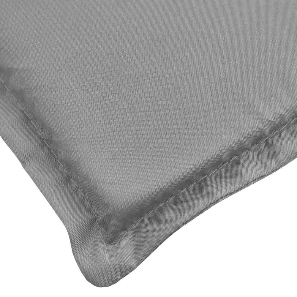 Sun Lounger Cushion Grey Oxford fabric (100% polyester). Picture 7