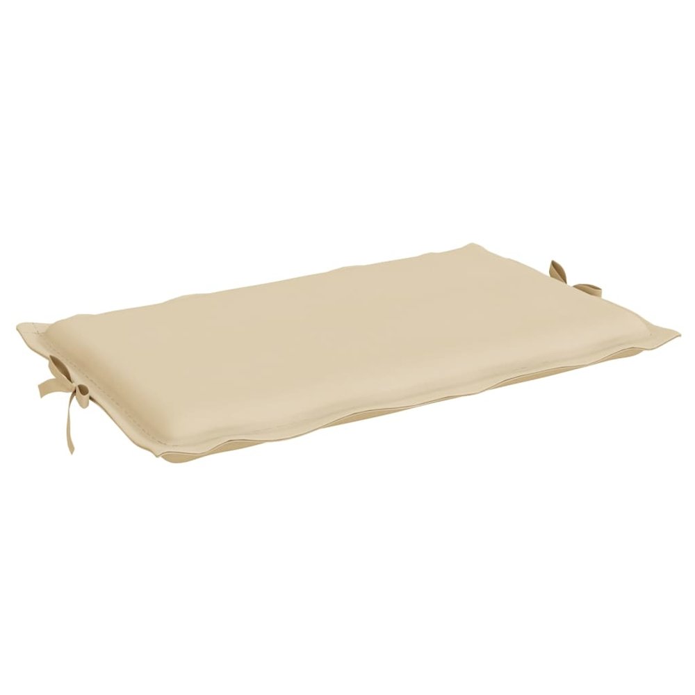 Sun Lounger Cushion Beige Oxford fabric, Foam fiber. Picture 7