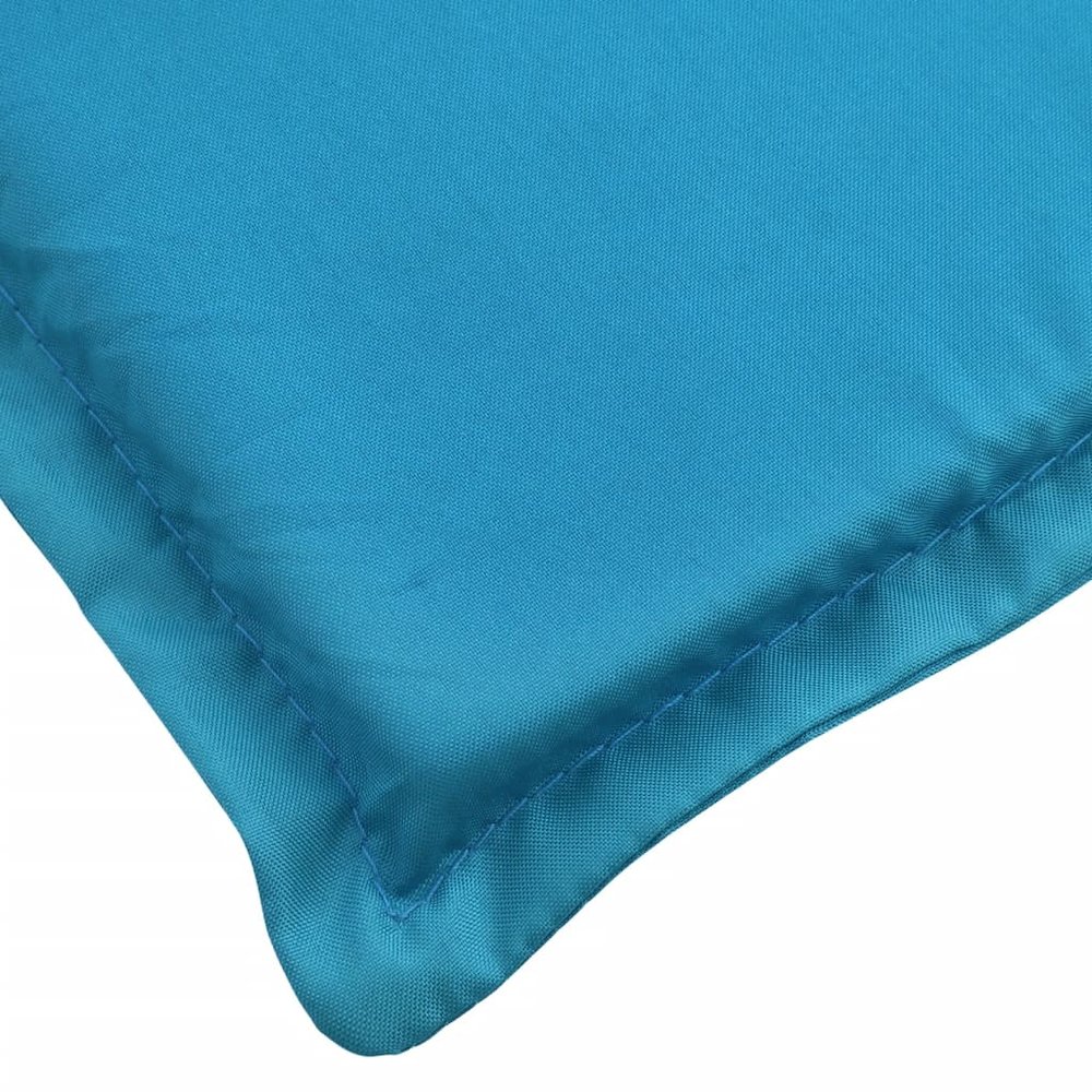Sun Lounger Cushion Blue Oxford fabric, Foam fiber. Picture 8