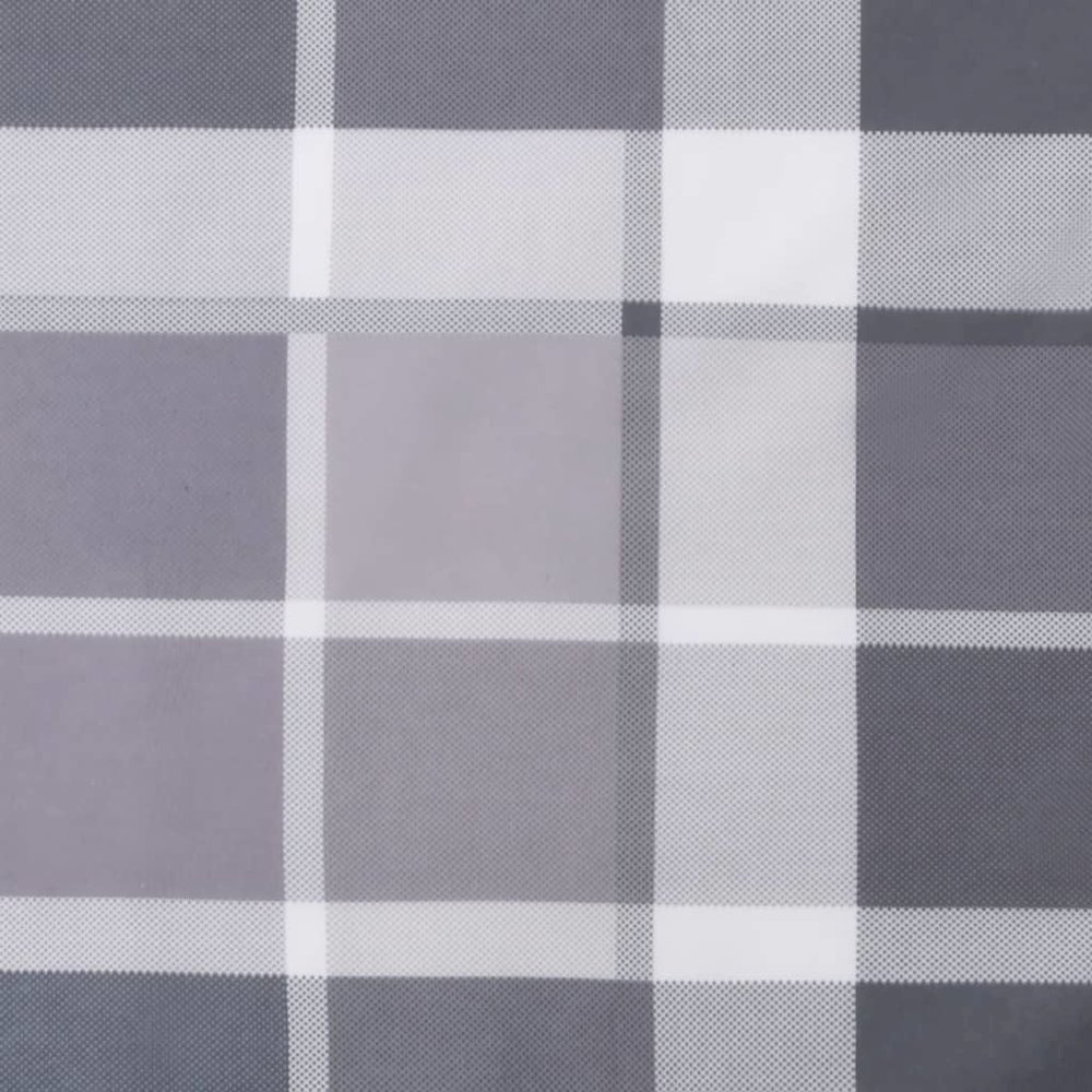 Sun Lounger Cushion Grey Check Pattern Oxford fabric (100% polyester). Picture 9