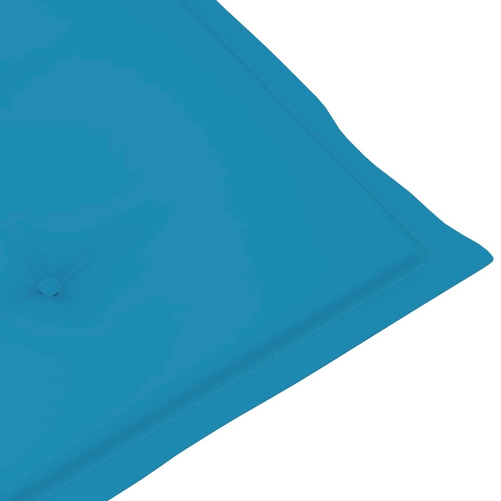 Deck Chair Cushion Blue Oxford fabric (100% polyester) Large. Picture 7