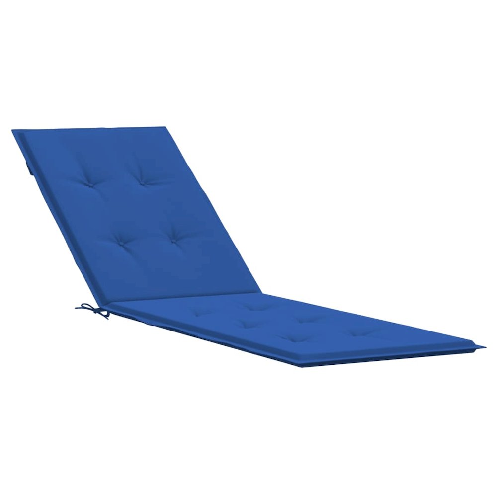Deck Chair Cushion Royal Blue Oxford fabric (100% polyester) Large. Picture 2