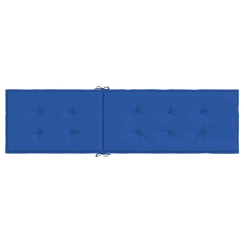 Deck Chair Cushion Royal Blue Oxford fabric (100% polyester) Large. Picture 5