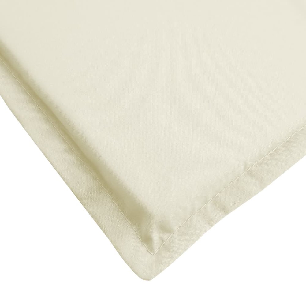 Sun Lounger Cushion Cream Oxford fabric (100% polyester) Extra Long. Picture 7