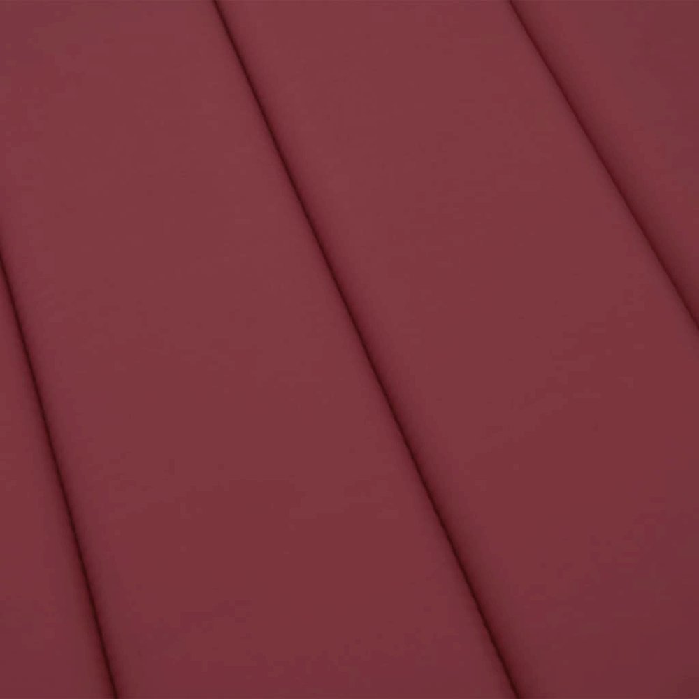 Sun Lounger Cushion Wine Red Oxford Fabric 78.7 x 19.7 x 1.2 in. Picture 7