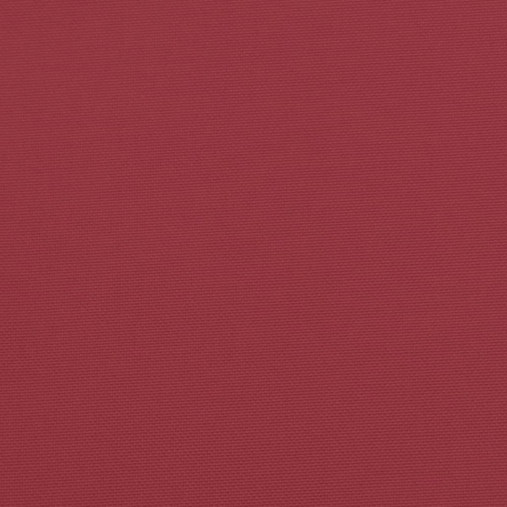 Sun Lounger Cushion Wine Red Oxford Fabric 78.7 x 19.7 x 1.2 in. Picture 8