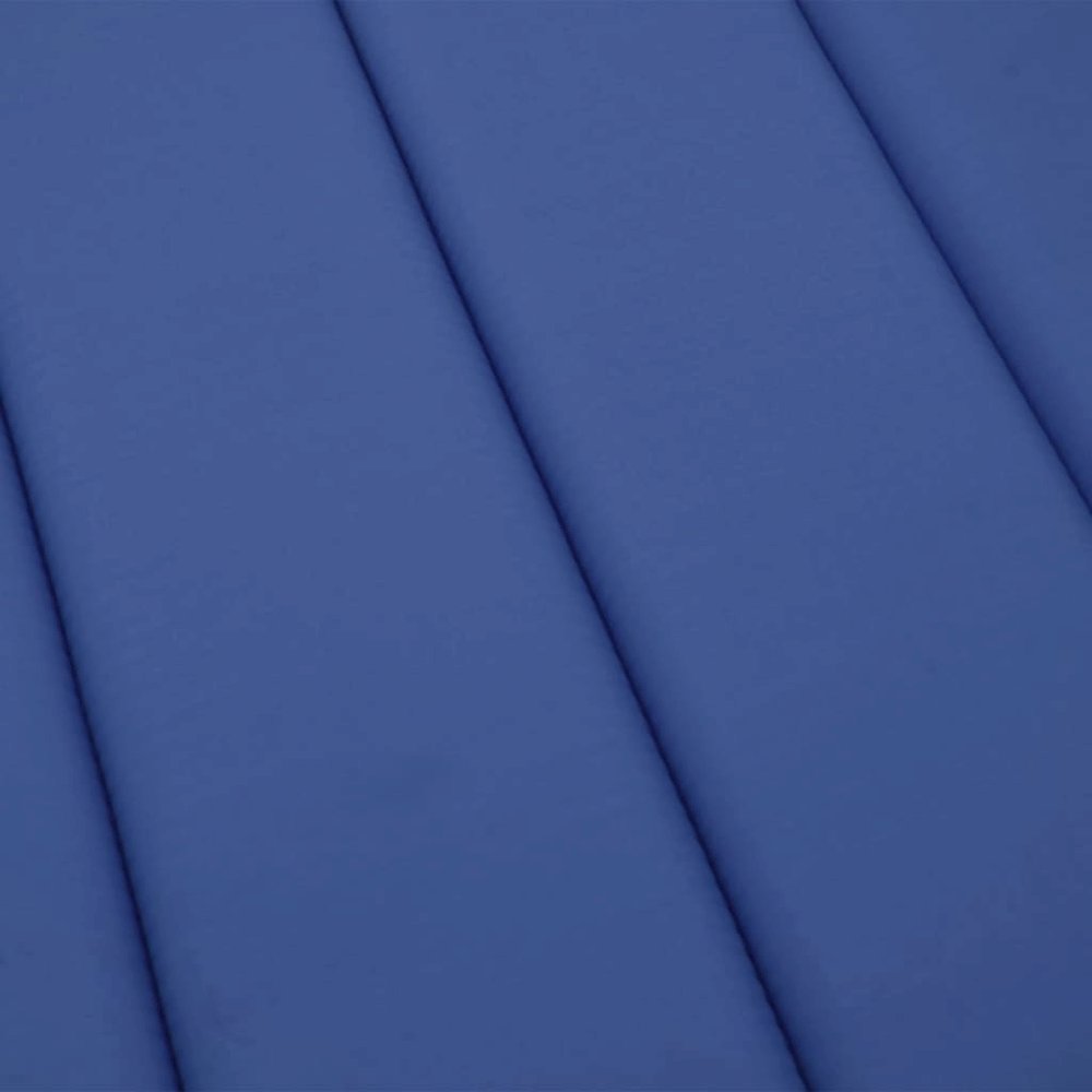 Sun Lounger Cushion Royal Blue Oxford fabric (100% polyester). Picture 7