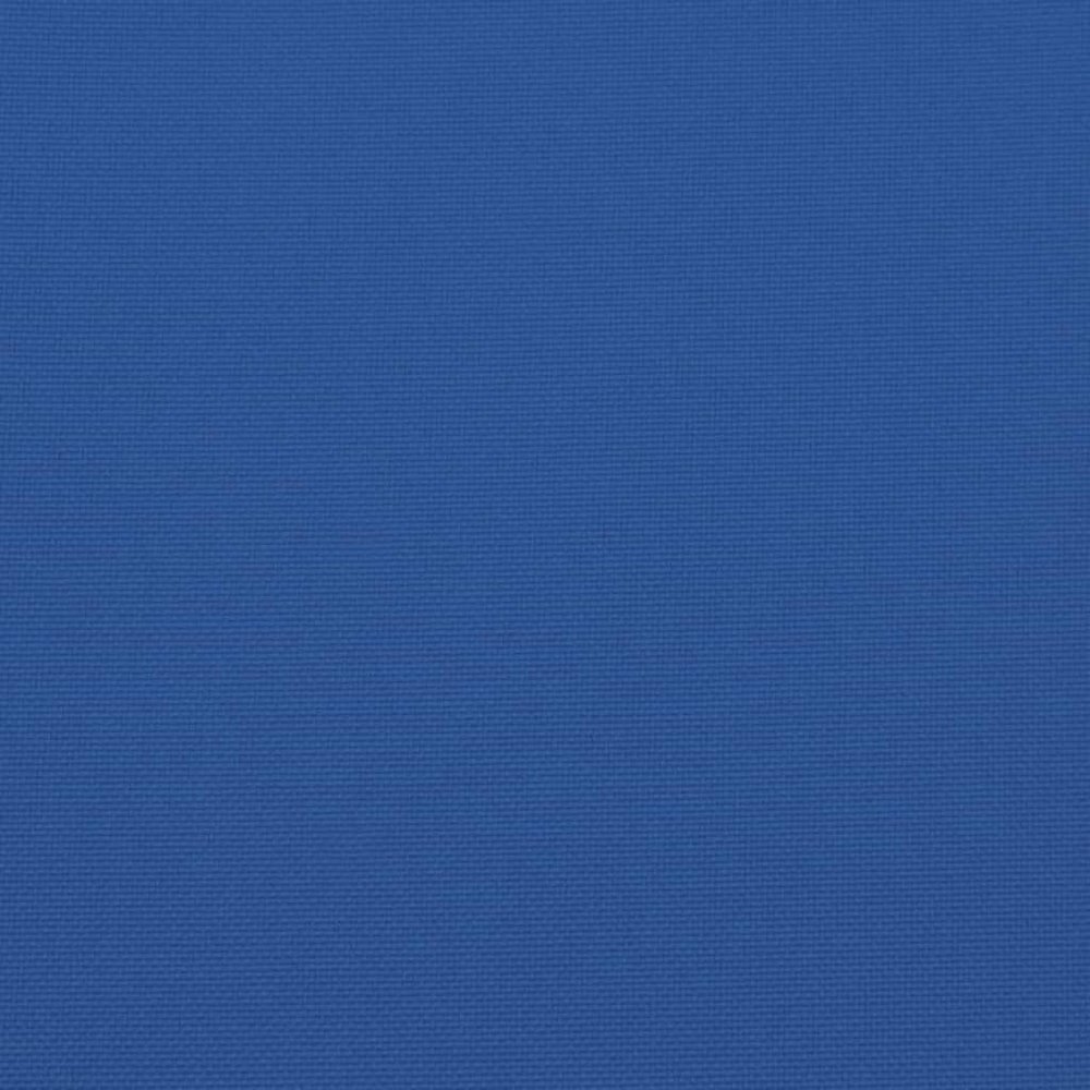 Sun Lounger Cushion Royal Blue Oxford fabric (100% polyester). Picture 8