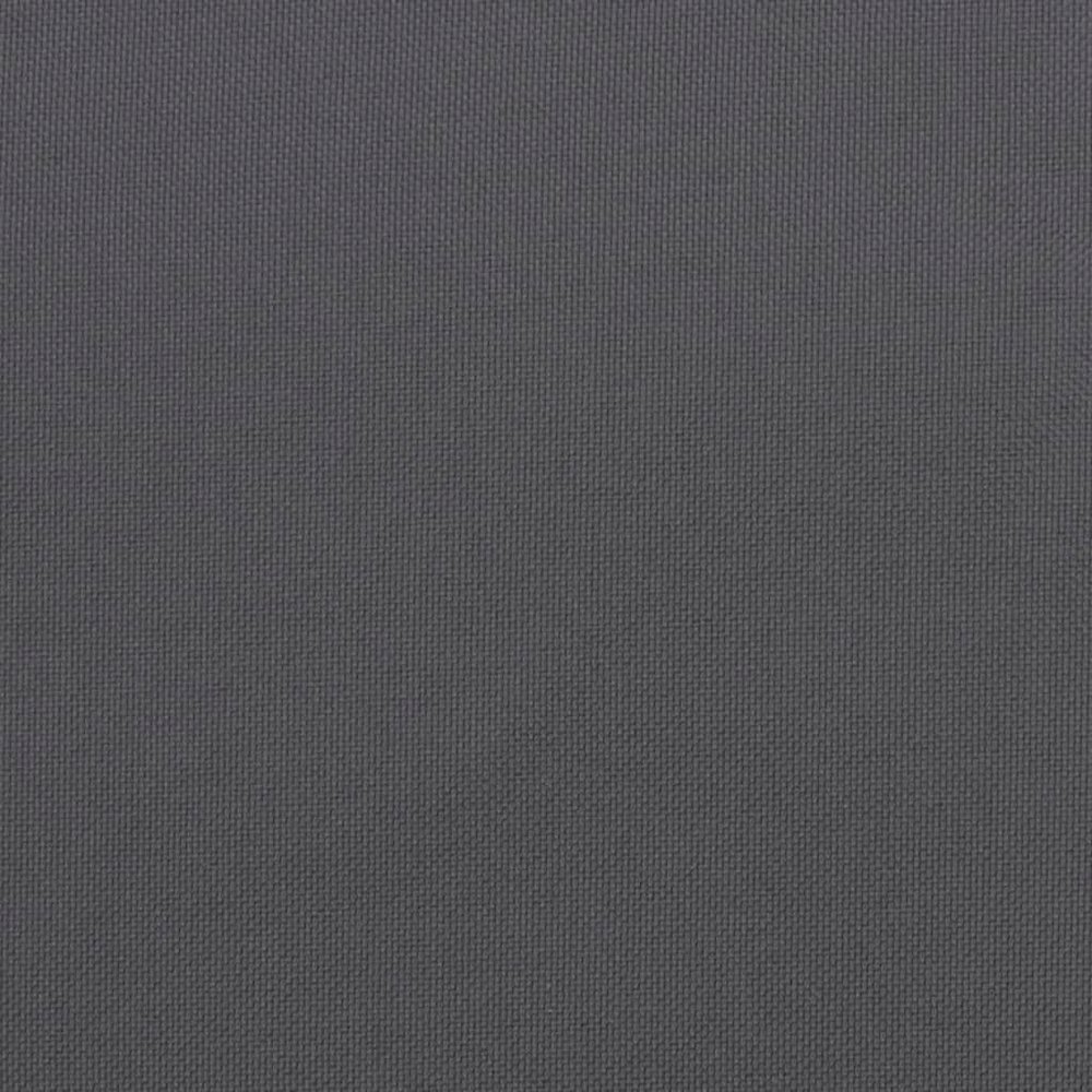Sun Lounger Cushion Anthracite Oxford fabric (100% polyester). Picture 8