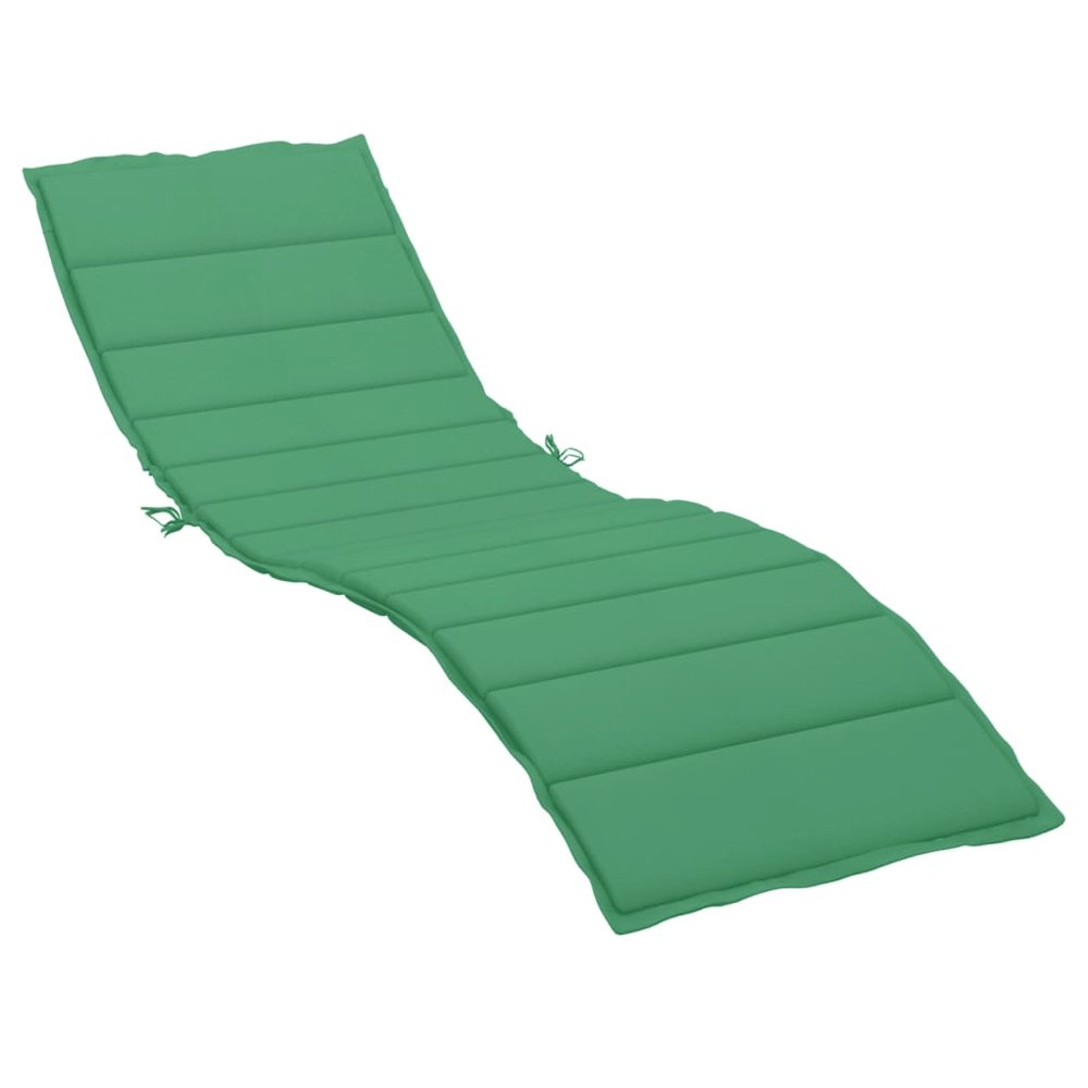 Sun Lounger Cushion Green Oxford fabric 78.7 x 27.6 x 1.2 in. Picture 2
