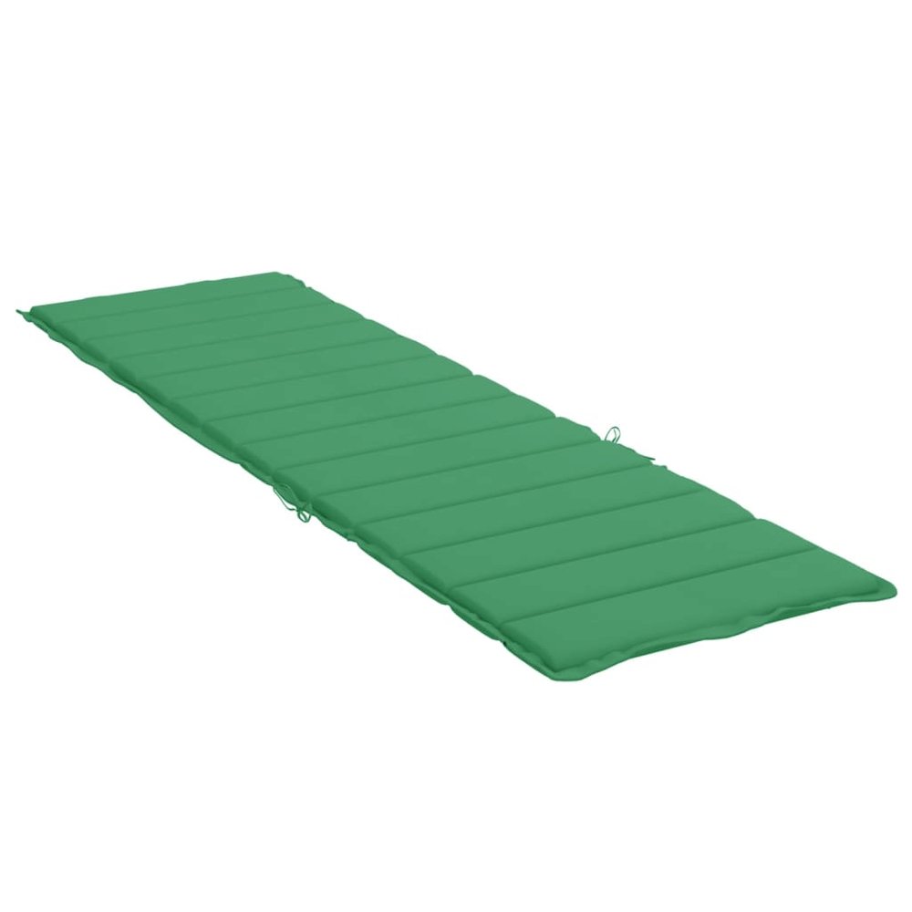 Sun Lounger Cushion Green Oxford fabric 78.7 x 27.6 x 1.2 in. Picture 4