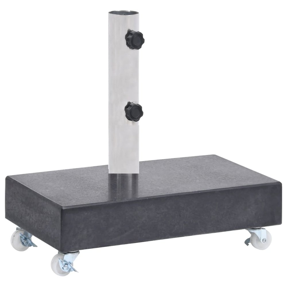 Umbrella Base Black Granite, Stainless Steel Heavy Weight Endurance. Picture 4