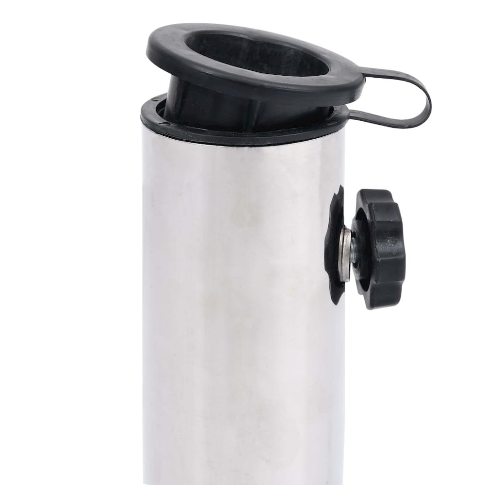 Umbrella Base Black Granite, Stainless Steel Heavy Weight Endurance. Picture 5