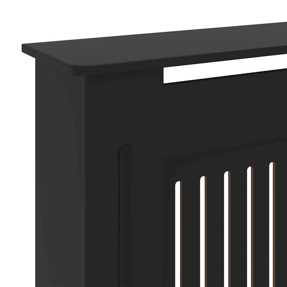 MDF Radiator Cover Black 80.7". Picture 8